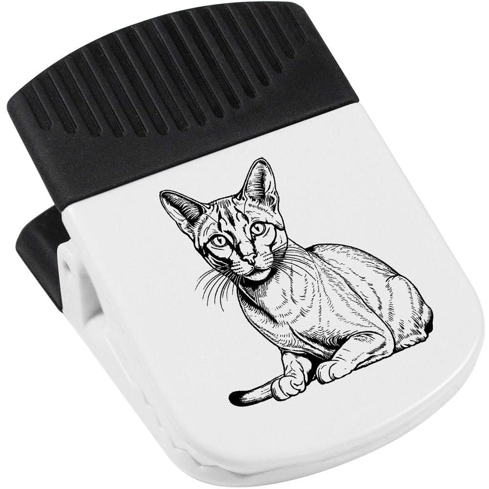 Azeeda 'Chausie Cat' Magnetic Clip (CP00053709)