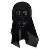 ARTIBETTER Black Full Face Mask for Halloween Purge Costume, Unisex Latex Rubber for Dance Party and Themed Events view 1