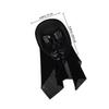 ARTIBETTER Black Full Face Mask for Halloween Purge Costume, Unisex Latex Rubber for Dance Party and Themed Events view 2