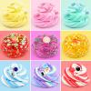 9 Pack Slime Kit, with 6 Butter Slime and 3 Jelly Cube Crunchy Slime Kit, Red, Blue, Pink Clear Crunchy Slime, Soft & Non-Sticky, for Girls and Boys FamilyToy, Party Favors and School Education view 3