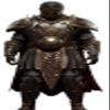 Darktanion Knight 3D Model, Fantasy Medieval Armor Hero Figure, 1:18 Scale, Resin, Uncolored Tan Brown, 3D Printed Collectible Miniature view 1