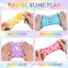 9 Pack Slime Kit - with 3 Jelly Cube Crunchy Slime and 6 Butter Slime, Non-Sticky, Mess-Free, Stress Relief Clear Slime - Toys for Girls and Boys - Party Favor, Stress Relief Toy, Classroom Reward view 4