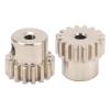 2Pcs RC Motor Gear Set M0.6 16T, Steel Pinion Motor Gears for 1/12 1/16 Remote Control Car, Precise Fit Low Noise Replacement Gears with Optimized Tooth Design view 3