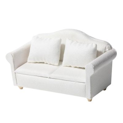 1/6 Scale Sofa Furniture with Cushions for 12 Inch Action Figures, Type J, Miniature Dollhouse Couch, Foam Material, Random Color