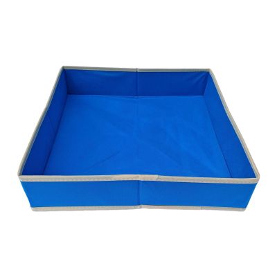 getuse Foldable Kids Sandbox Tray 50x50x8cm (20x20x3.1in) - Portable Sand Play Mat for Sensory Play, Beach & Kinetic Sand