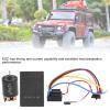 80A Brushed ESC with Programming Card and 17T Brushed Motor, Waterproof Electronic Speed Controller for 1/8 1/10 RC Car with Overheat and Low - Voltage Protection view 3