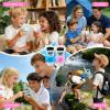 Kids 2-in-1 Walkie Talkies Bubble Machine, 2 Pack Long Range Two-Way Radio Toys, Automatic Bubble Blower for Boys Girls, Outdoor Summer Toys Gifts for 3-8 Year Old view 2