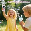 Kids 2-in-1 Walkie Talkies Bubble Machine, 2 Pack Long Range Two-Way Radio Toys, Automatic Bubble Blower for Boys Girls, Outdoor Summer Toys Gifts for 3-8 Year Old view 4