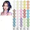 100Pcs Y2K Star Hair Clips - Colorful Metal Snap Hair Barrettes for Women Girls Non-Slip Cute Star Hair Accessories for Daily Party view 1