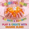 8 Pack Jelly Cube Crunchy Slime Kit with 8 Different Accessories, Soft Non-Sticky DIY Stress Relief Toys for Kids Girls Boys, Birthday Gift Party Favor Classroom Rewards view 3