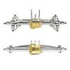 1 Set Metal Front and Rear Complete Axles for 1/18 RC Car Crawler TRX4M Defender Bronco K10 Chassis Upgrade Parts Remote-Controlled car Parts(Gold Silver) view 2
