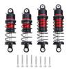 Aluminum Front and Rear Oil Shock Absorber Set, 31mm and 35mm, for 1/24 and 1/28 Scale 2WD RC Buggies Compatible with LOS00007, 244016, and LOS-1765(Red) view 1