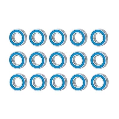 10Pcs 5x11x4mm Metal Bearing Kit for Traxxas 2WD RC Car - Slash/Stampede/Rustler/Bandit Upgrade, Durable Spare Parts Remote-Controlled car Parts(5X11X4 15Pcs)