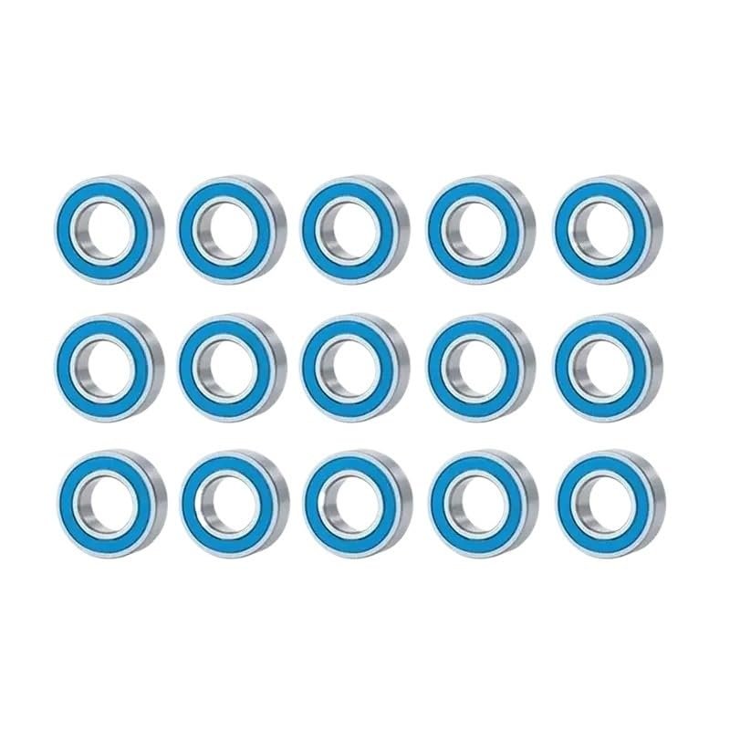 10Pcs 5x11x4mm Metal Bearing Kit for Traxxas 2WD RC Car - Slash/Stampede/Rustler/Bandit Upgrade, Durable Spare Parts Remote-Controlled car Parts(5X11X4 15Pcs)