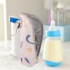 EXQUIMEUBLE Insulated Bottle Thermal Bag Breastmilk Storage Tote Portable Breastmilk Insulated Carrier for Travel and Outdoor Use Beige Geometric Pattern view 4