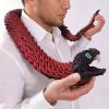 41.7in Giant 3D Printed Snake Realistic Large Toy Snake Figurine, Flexible Snake Model with Noctilucent Movable Teeth for 3D Printed Animals Collectors, Stres view 1