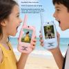 Pomya Video Walkie Talkies for Kids, 2 Pack Rechargeable Video Intercom with HD Camera and Voice Changer, Walkie Talkies for Boys Girls 3 12, Indoor Outdoor Toys for Camping Hiking view 4