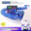 41.7in Giant 3D Printed Snake Realistic Large Toy Snake Figurine, Flexible Snake Model with Noctilucent Movable Teeth for Large 3D Printed Animals Collectors, Kids/Children Stress Relief Fidget Toy view 2