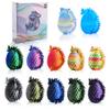 12PCS 3D Printed Dragon Eggs with Mini Dragons Inside, Easter Basket & Goodie Bag Fillers, Fun Fantasy Collectibles for Kids, Teens & Adults view 1
