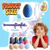 12PCS 3D Printed Dragon Eggs with Mini Dragons Inside, Easter Basket & Goodie Bag Fillers, Fun Fantasy Collectibles for Kids, Teens & Adults view 2
