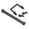 Aluminum Alloy Front Bumper, RC Car Metal Front Bumper for MN D90 99s 1/10 Scale, CNC Machined Anti Collision Upgrade with Lightweight Durable Design for Off Road Trucks (Black) view 4