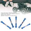 5PCS RC Tie Rod Set, 5mm Diameter Aluminum Alloy Shock Absorption Linkage Rods for 1/10 Remote Control Car (Blue) view 3