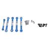 5PCS RC Tie Rod Set, 5mm Diameter Aluminum Alloy Shock Absorption Linkage Rods for 1/10 Remote Control Car (Blue) view 4