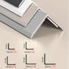 3PCS Aluminum Wall Corner Guards, 0.4" 0.6" 0.8" 1" Self Adhesive Metal L Shaped Angle Trim, Peel and Stick Decorative Edge Protector for Wall Corners and Furniture(Brushed Rose Gold,1.18"x39") view 2