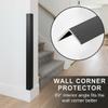 3PCS Aluminum Wall Corner Guards, 0.4" 0.6" 0.8" 1" Self Adhesive Metal L Shaped Angle Trim, Peel and Stick Decorative Edge Protector for Wall Corners and Furniture(Brushed Rose Gold,1.18"x39") view 3