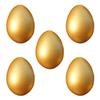 Aetherize Easter Eggs Wooden Golden Egg Toy DIY Painting Easter Egg Decoration 5PCS Decoration view 1