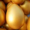 Aetherize Easter Eggs Wooden Golden Egg Toy DIY Painting Easter Egg Decoration 5PCS Decoration view 3