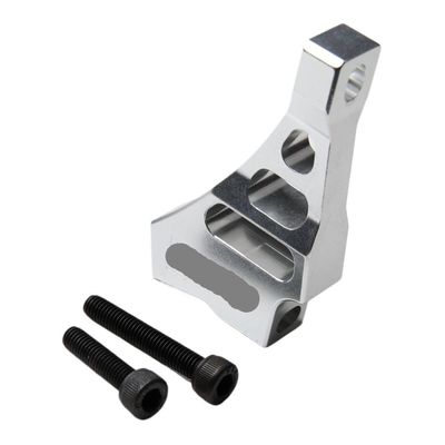for CNC Aluminum Engine Mount Fixed Tripod for 1/5 for Ro-Van for Ba-ja 5b 5t 5sc Upgrade Part(Silver)