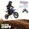 50cc Dirt Bike Gas, Mini Motorcycle Dirt Bike for Kids 8-14 2-Stroke Off-Road Motocross Bikes Pull Start motos para nios 330LBS Max Load Halloween for Young Rider Boys Girls Blue view 3