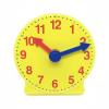 Qemixly 4 inch Teaching Clock, Learning Tell Time Analog Clock Demonstration 12 Hour 2 Pointers for Classroom Teacher view 1