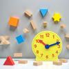 Qemixly 4 inch Teaching Clock, Learning Tell Time Analog Clock Demonstration 12 Hour 2 Pointers for Classroom Teacher view 4