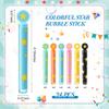 Soulchen 24 Pcs Golden Star Party Favors Bubble Wands Mini Bubble Wand for Race Car Birthday Party Supplies Activity Prizes Piata Goodie Bag view 2