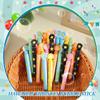 Soulchen 24 Pcs Golden Star Party Favors Bubble Wands Mini Bubble Wand for Race Car Birthday Party Supplies Activity Prizes Piata Goodie Bag view 4