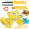 JCRBILW Cardboard Construction Kit with Fold Roller Screwdrivers Tool Cutting Roller Screws Connector Reusable PP Material Suitable for Boys Girls DIY Project view 4
