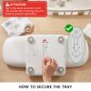 YAUYIK Baby Scale, 330lbs Capacity Baby Weight Scale & Pet Scale, Accurate Baby Scales for Weighing Infants to Adults, LED Display with Tare & Hold Function, 27-inch Height Measurement Tray view 2