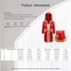 Raenseen Boys Girls Boxing Uniform Halloween Boxer Champion Cosplay Outfit Boxing Gown Muay Thai Shorts Red&Gold 16 Years view 3