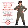 Morph Kids Flight Suit Pilot Costume with Aviator Helmet Goggles Scarf Set, Boys Air Force Fighter WW2 Costume Kids - Small view 4