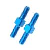 2pcs Aluminum Turnbuckle Shaft 3x18mm Rod Linkage for Remote Control Model Cars Accessories Remote Control Car Accessories view 4