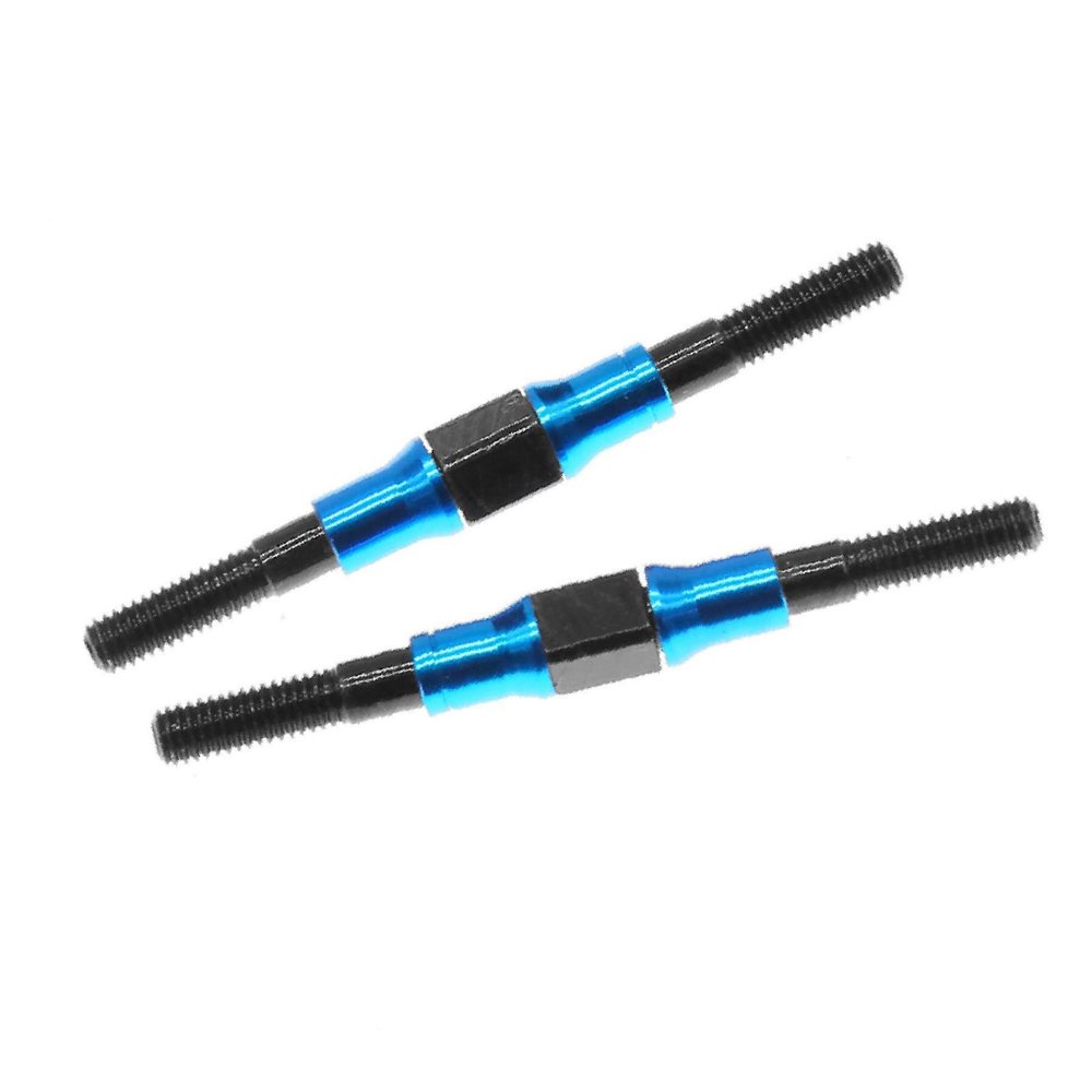 2pcs 3x42mm Aluminum Turnbuckle Shafts Designed for Superior Handling for Remote Control Models Remote Control Car Linkage Parts