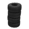4Pcs 2.2in RC Crawler Tires, Rubber Soft Replacement Tires for SCX10 1/10 RC Crawlers, High - Grip Off - Road Wheel Tyres with Uneven Tread Pattern for Rough Terrain view 4