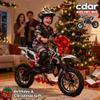 50cc Kids Dirt Bike Gas Powered, Dirt Bike for Kids 8-14 2-Stroke Off-Road Motocros Mini Motorcycle Birthday Halloween for Children Young Rider Boys Girls Beginners Ages 8-14 Black view 3