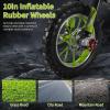 50cc Kids Dirt Bike Gas Powered, Dirt Bike for Kids 8-14 2-Stroke Off-Road Motocros Mini Motorcycle Birthday Halloween for Children Young Rider Boys Girls Beginners Ages 8-14 Green view 4