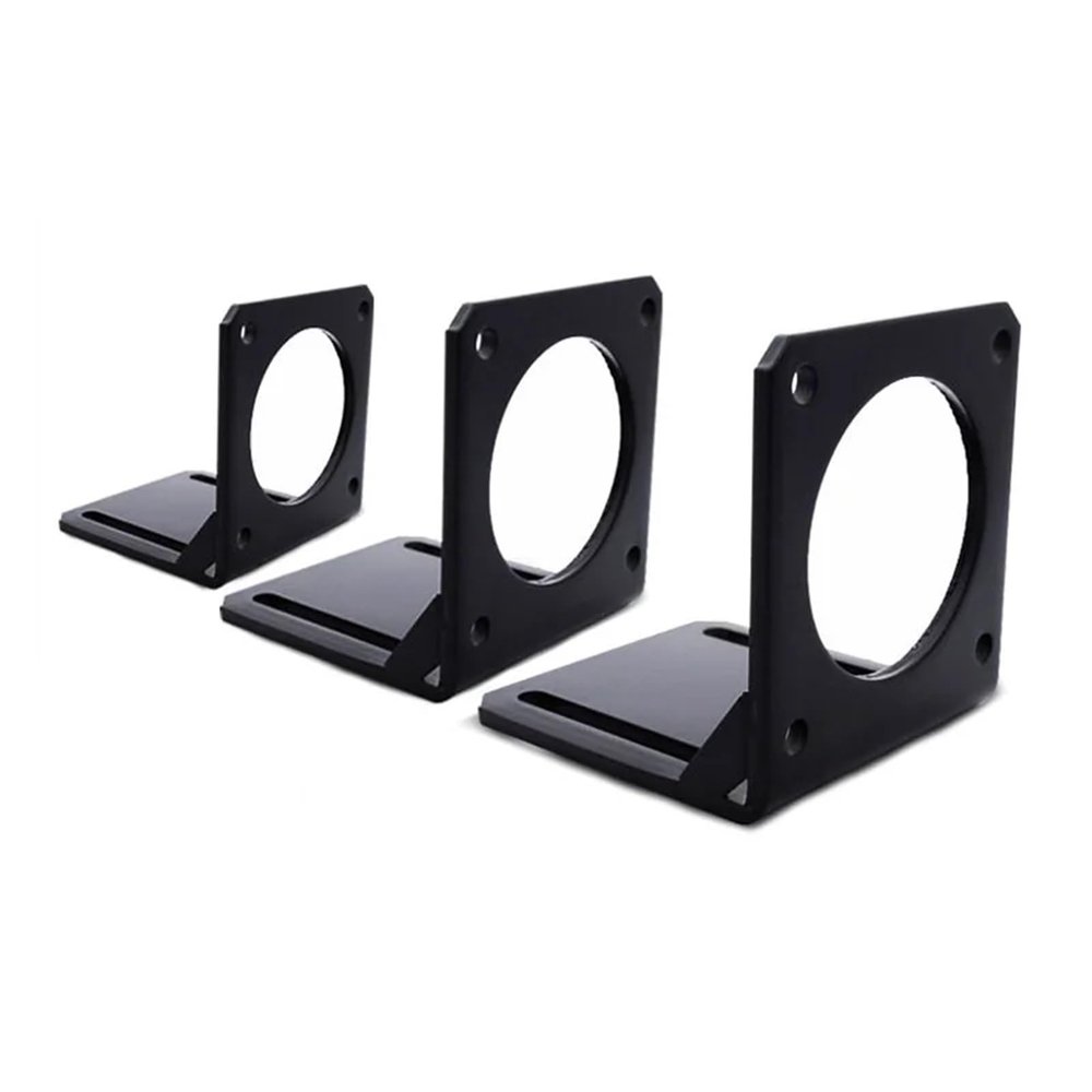 42/57/60/80/86/110/130mm Stepper Servo Motor Mount Bracket Universal Mounting Bracket for Nema17 Nema23 Nema42 Nema52 Motor(for 80mm Servo)