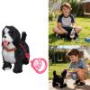 Mjaie Versatile Educational Electric Plush Toy Dog for Home Park Activities Talks and Tongue Out Fun Golden Retrievers Toy view 2