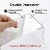 1:12 Miniature Acrylic Table - Modern Waterfall Rectangle Coffee Table for Dollhouse, Transparent Living Room Furniture & Display Stand for Miniatures (Clear) view 3