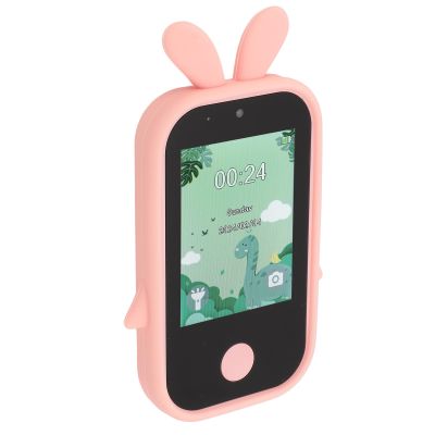 Hamwesh Kids Smart Phone, 48MP Camera, 2.8in IPS Touch Screen, Fun Photography with Stickers and Filters, HiFi Speaker for Girls Boys (Pink)